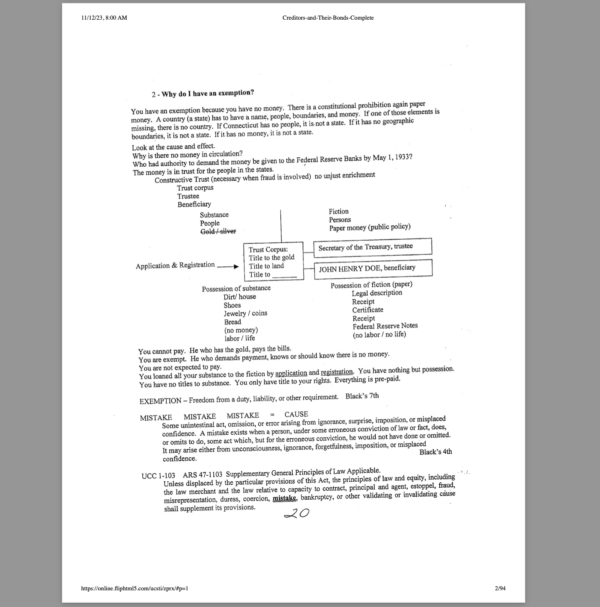 CREDITORS AND THEIR BONDS Courts, Bonds, and How Everything is Commerce 2