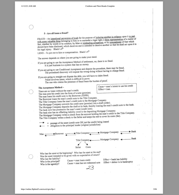 CREDITORS AND THEIR BONDS Courts, Bonds, and How Everything is Commerce 92