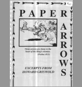 PAPER ARROWS   HOWARD GRISWOLD