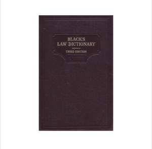 Black's Law Dictionary