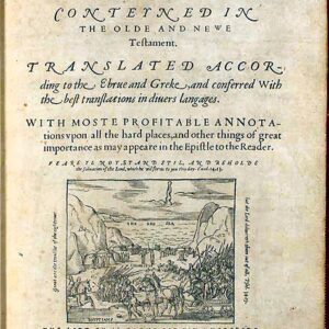 The Holy Bible – Geneva Edition 1st Printing, 1st Edition in 1560