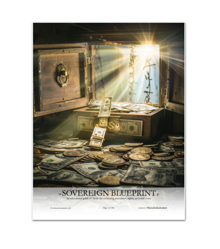 ™SOVEREIGN BLUEPRINT© An educational guide of Truth for reclaiming your assets, rights, and birth estate 111