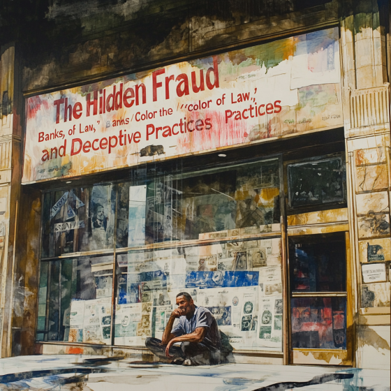 The Hidden Fraud in Loans Banks, the ‘Color of Law,’ and Deceptive Practices