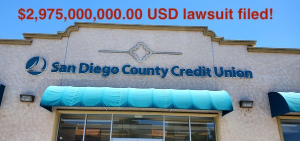 $2.975 BILLION Lawsuit Filed Against SAN DIEGO COUNTY CREDIT UNION and SOUTH FLORIDA AUTO RECOVERY