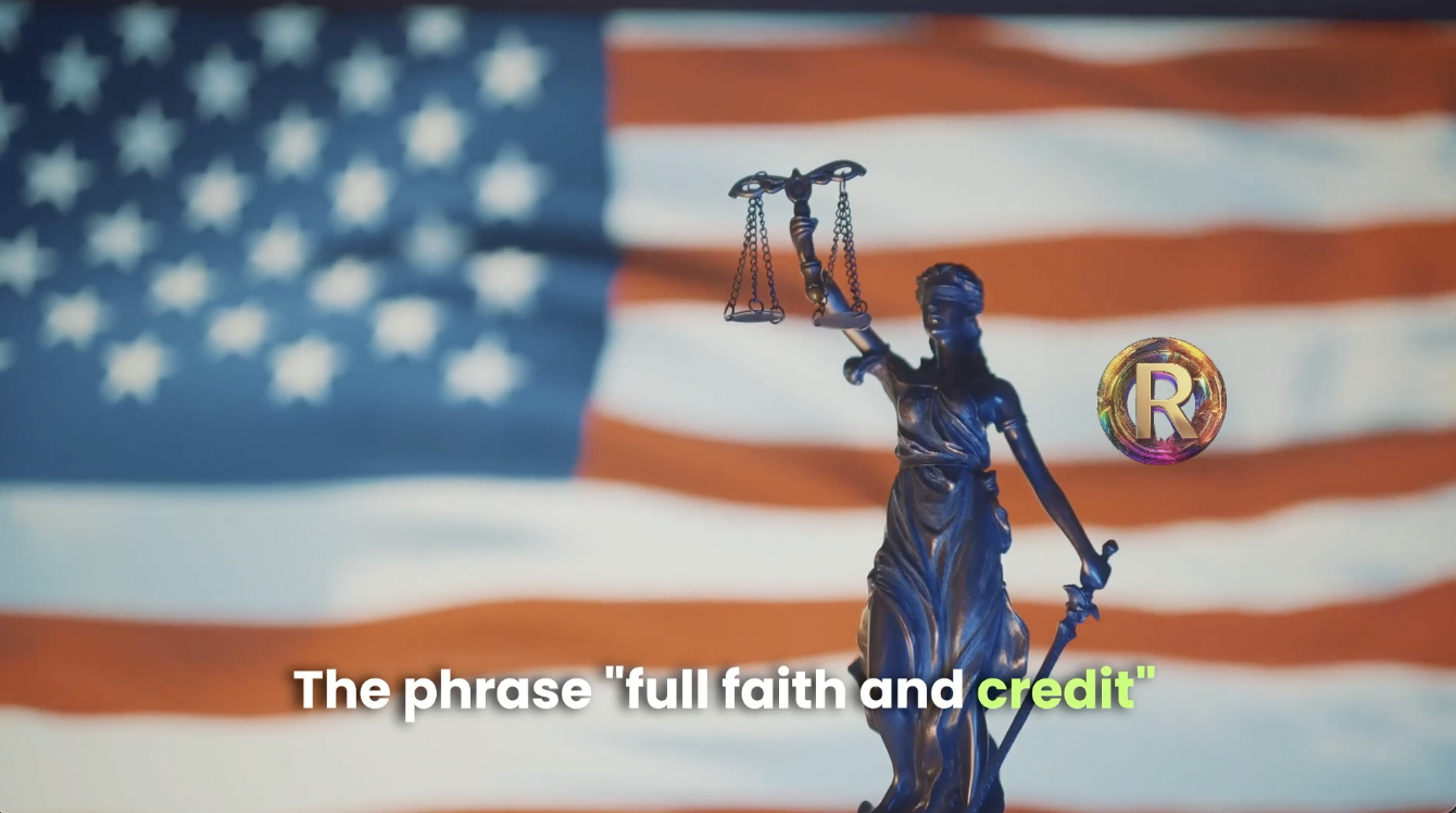 For/From the people, by the people. How the U.S. Constitution Establishes 'Trust' and "Full Faith and Credit"