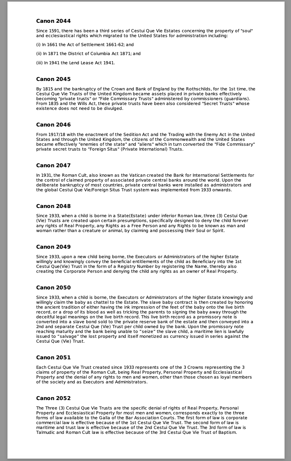 Canon 2055 & 2056: The Unwritten Legal Pillars You Were Never Taught
