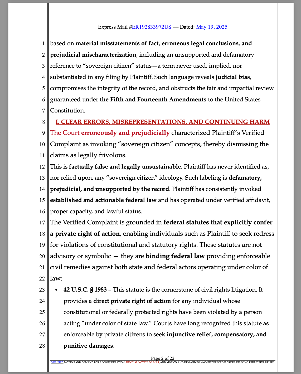 Kevin: Realworldfare Strikes Back against Wesley hsu and Maria Audero's bias, fruad, and obstruction
