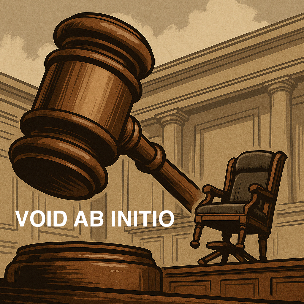Void Means Void: When Judges Act Without Jurisdiction, Their Orders Are Legal Nullities