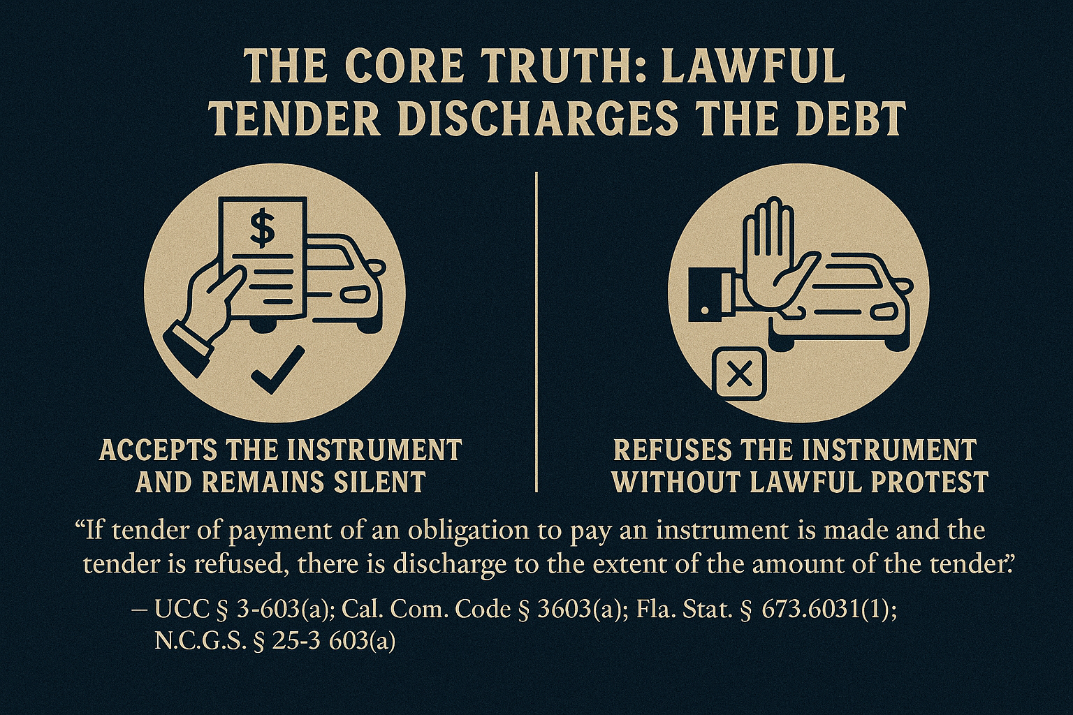 lawful tender discharges the debt