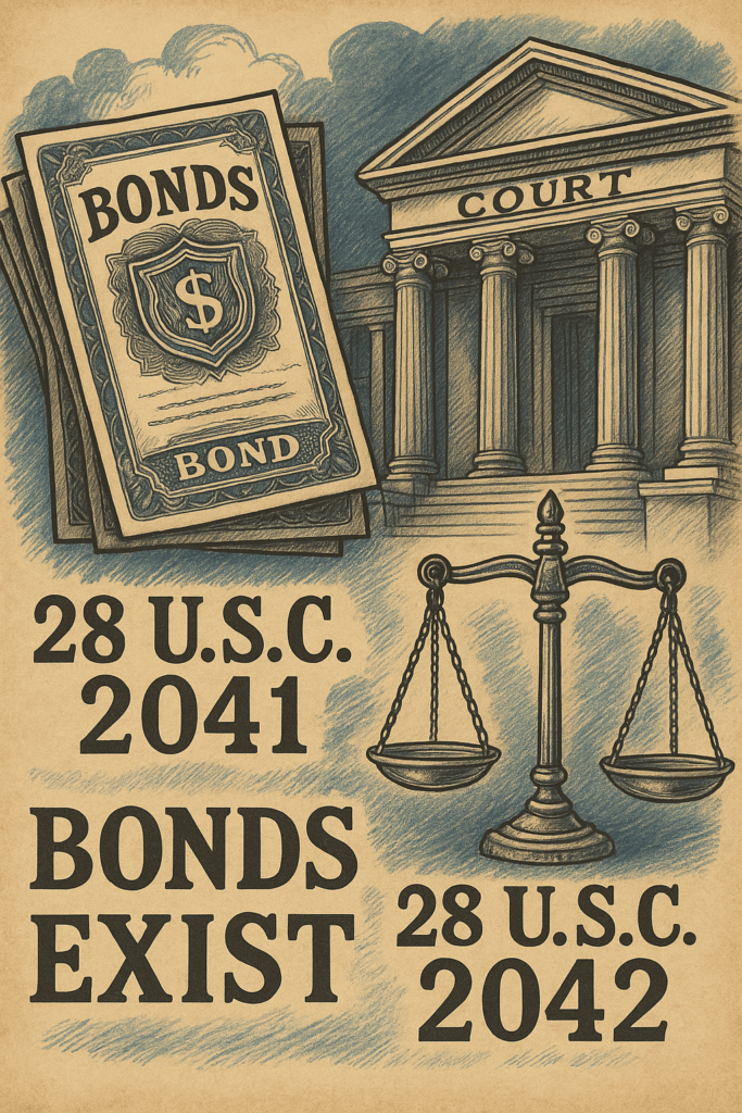 The Hidden Monetary System of the Courts: Bonds, Securities, and Statutory Authority