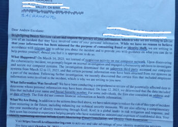 Healthcare Identity Theft Confidential Records of Me Andrew Escalante