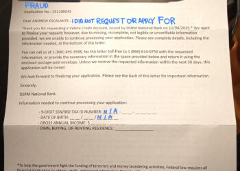 Financial Terrorism or Identity Theft ?